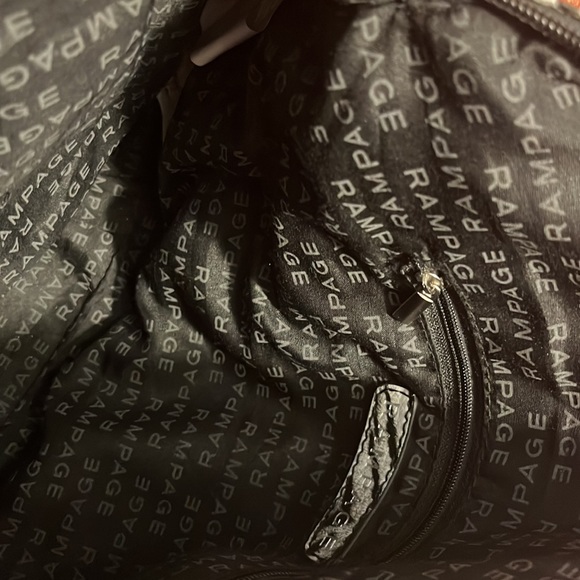 RAMPAGE shoulder purse perfect condition. Beautiful BW print. You’ll stand out! - Picture 3 of 3